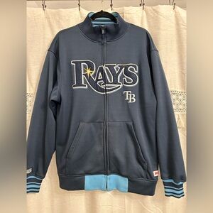 Read full description. MLB Tampa Bay Rays Stitches Jacket Baseball Mens size M.